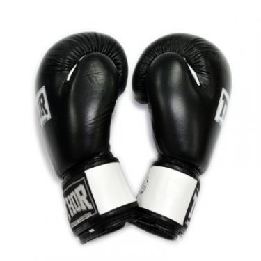 Боксерские перчатки Thor Sparring Шкіра 14oz Чорно-білі Фото 4