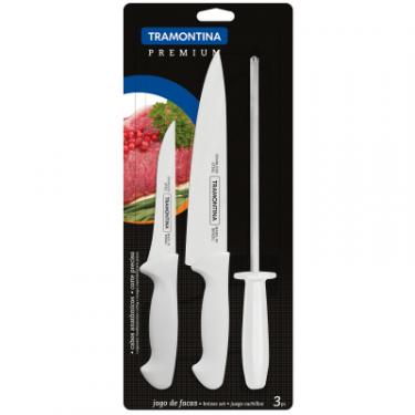 Набор ножей Tramontina Premium +мусат 3 предмети Фото 3