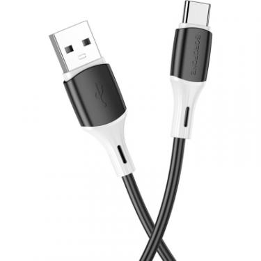 Дата кабель BOROFONE USB 2.0 AM to Type-C 1.0m BX79 3A Black Фото 1