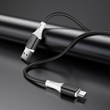 Дата кабель BOROFONE USB 2.0 AM to Type-C 1.0m BX79 3A Black Фото 3