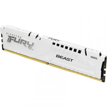 Модуль памяти для компьютера Kingston Fury (ex.HyperX) DDR5 16GB 5200 MHz FURY Beast White Фото 1