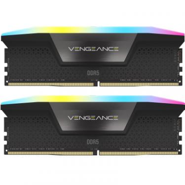 Модуль памяти для компьютера Corsair DDR5 48GB (2x24GB) 7000 MHz Vengeance RGB Black Фото