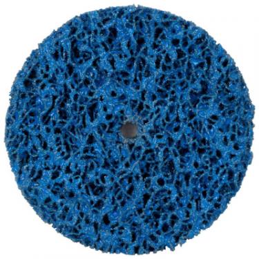 Круг зачистной Sigma з нетканого абразиву (корал) 100мм без тримача син Фото