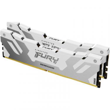 Модуль памяти для компьютера Kingston Fury (ex.HyperX) DDR5 64GB (2x32GB) 6400 MHz Renegade White XMP Фото 1