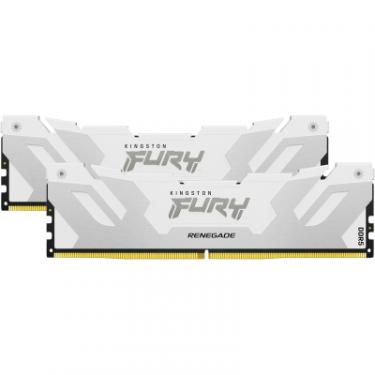 Модуль памяти для компьютера Kingston Fury (ex.HyperX) DDR5 64GB (2x32GB) 6400 MHz Renegade White XMP Фото 3