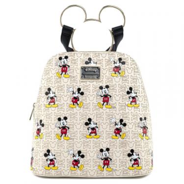 Рюкзак школьный Loungefly Disney - Mickey Mouse Mickey Hardware AOP Backpack Фото 2