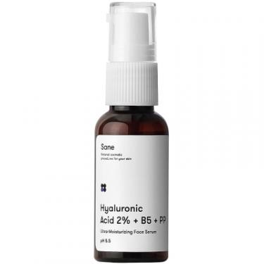 Сыворотка для лица Sane Hyaluronic Acid 2% + B5 + PP З гіалуроновою кислот Фото