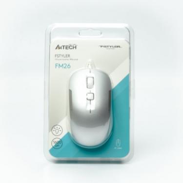 Мышка A4Tech FM26 USB Icy White Фото 10