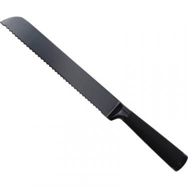 Кухонный нож Bergner Black Blade для хліба 20 см Фото