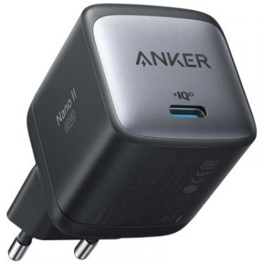 Зарядное устройство Anker PowerPort 713 Nano II - 45W USB-C GaN Black Фото