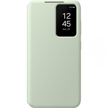 Чехол для мобильного телефона Samsung Galaxy S24 (S921) Smart View Wallet Case Lime Фото 1
