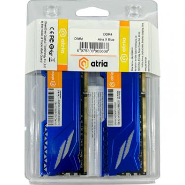 Модуль памяти для компьютера ATRIA DDR4 32GB (2x16GB) 2666 MHz Fly Blue Фото 2