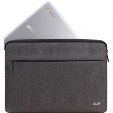 Чехол для ноутбука Acer 15" PROTECTIVE SLEEVE DUAL Grey Фото 2