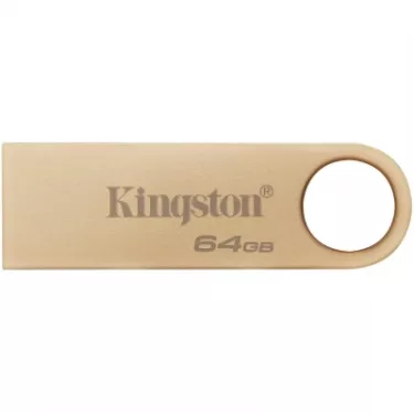 USB флеш накопитель Kingston 64GB DataTraveler SE9 G3 Gold USB 3.2 (DTSE9G3/64GB)