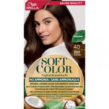 Краска для волос Wella Soft Color Безаміачна 40 - Коричневий Фото 1