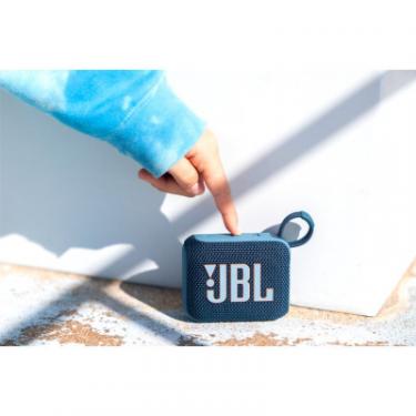 Акустическая система JBL Go 4 Blue Фото 8