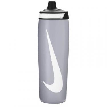 Бутылка для воды Nike Refuel Bottle 32 OZ сірий, чорний, білий 946 мл N. Фото