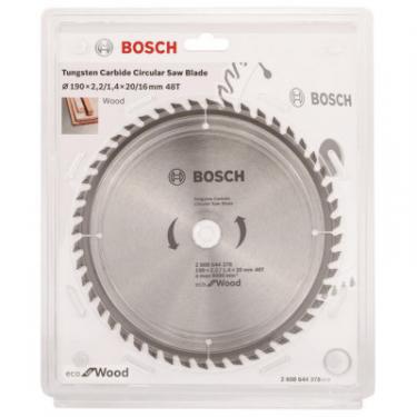 Диск пильный Bosch Eco for Wood 190x2.2x20-48T Фото 1