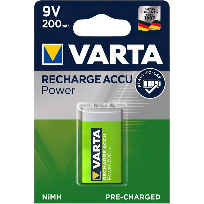 Аккумулятор Varta Крона Power Accu 6F22 9V 200m Фото