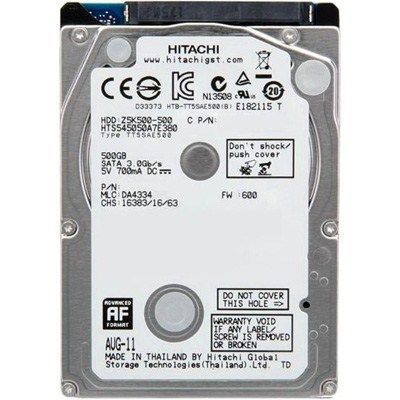 Жесткий диск для ноутбука 2.5' 500GB WDC Hitachi HGST (0J11285 ...