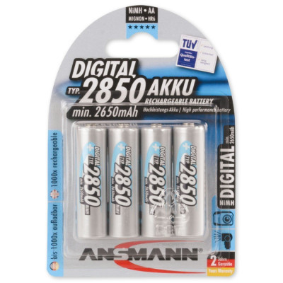 Аккумулятор Ansmann AA R6 Digital 2850 mAh *4 Фото