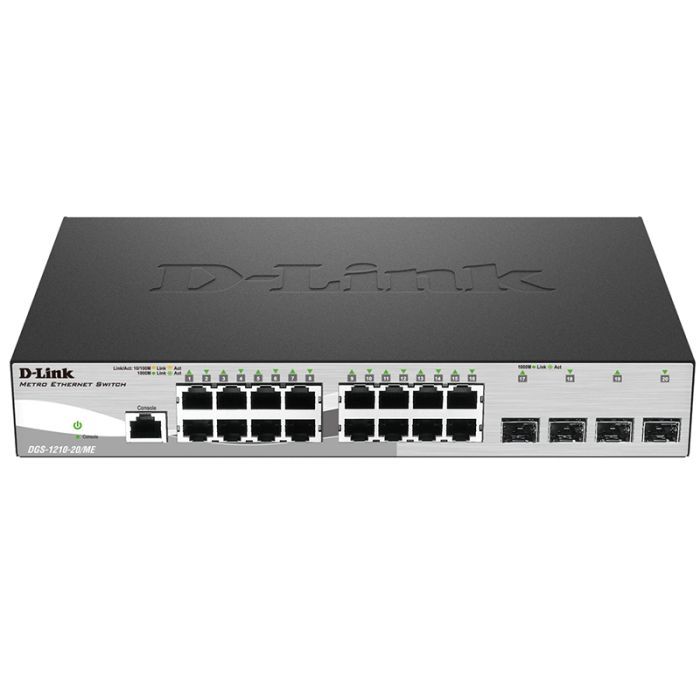Коммутатор сетевой D-Link DGS-1210-20/ME Фото