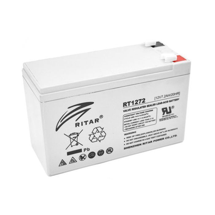 Батарея к ИБП Ritar AGM RT1272, 12V-7.2Ah Фото