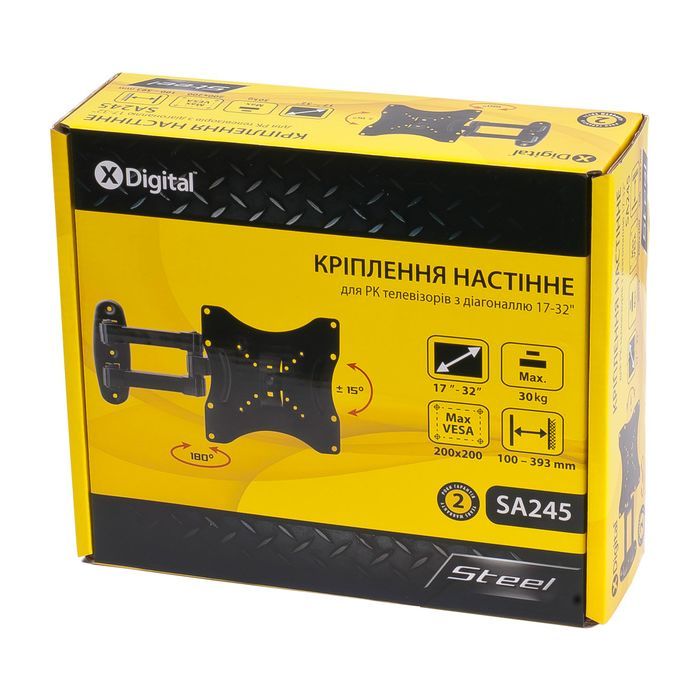Кронштейн X-Digital STEEL SA245 Black Фото