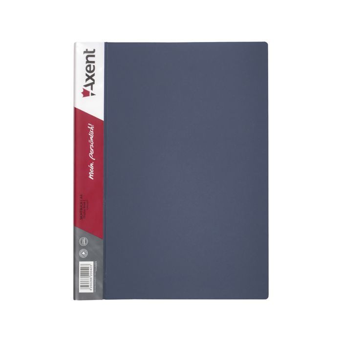 Папка с файлами Axent 40 sheet protectors, gray Фото