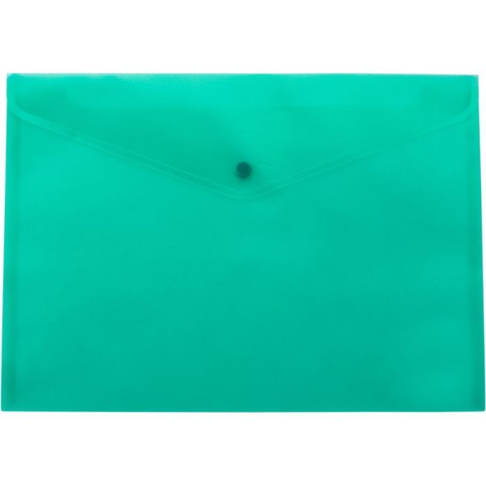 Папка - конверт Buromax А4, with a button, turquoise Фото
