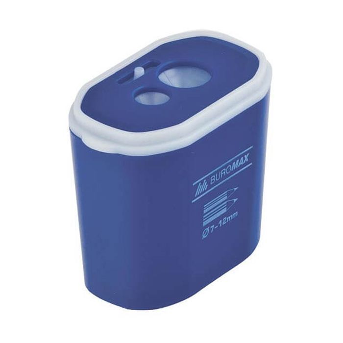 Точилка Buromax with a container, large, double, plastic Фото