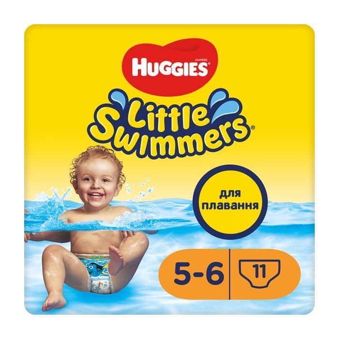 Подгузники Huggies Little Swimmer 5-6 (12-18 кг) 11 шт Фото