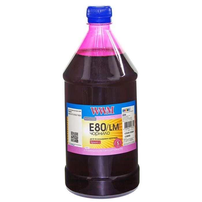Чернила WWM Epson L800 1000г Light Magenta Фото