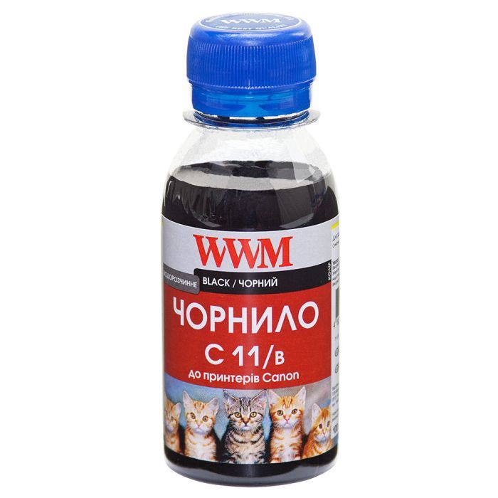 Чернила WWM Canon CLI-521B/CLI-426B 100г Black Water-soluble Фото