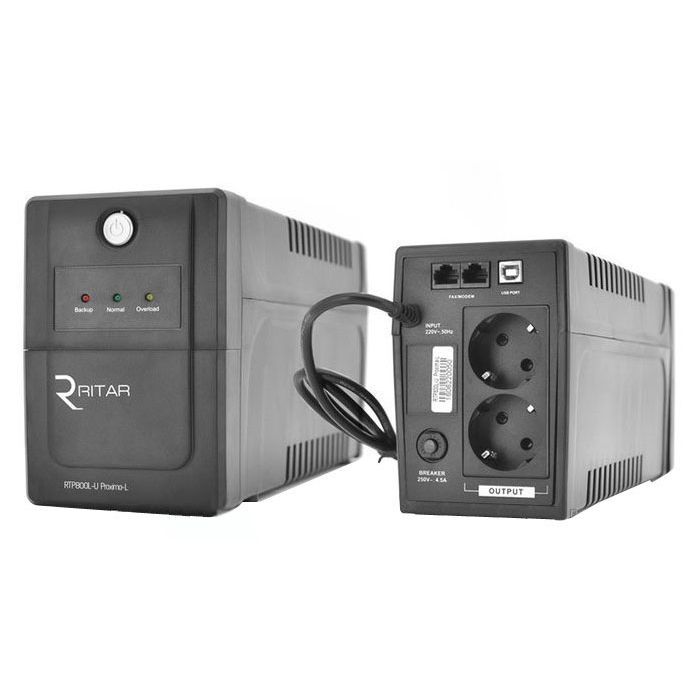 Источник бесперебойного питания Ritar RTP800L-U (480W) Proxima-L Фото