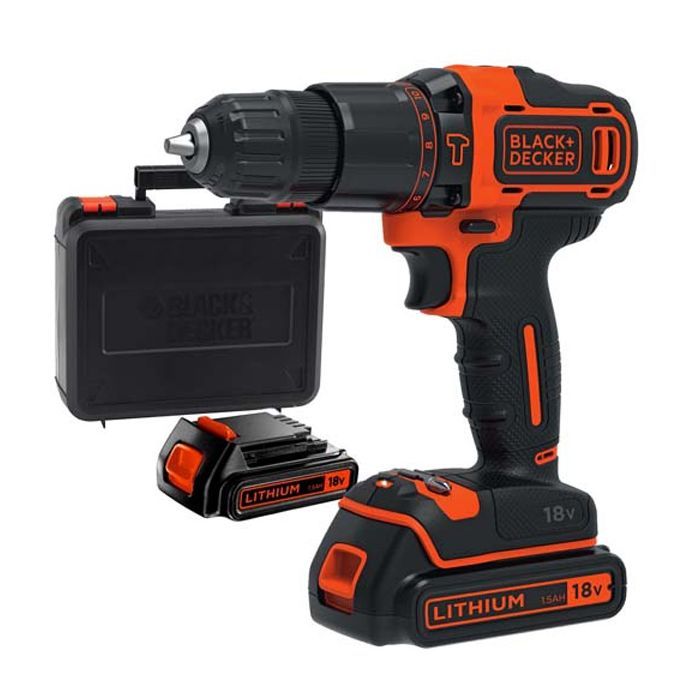 Шуруповерт Black&Decker BDCHD18KB Фото