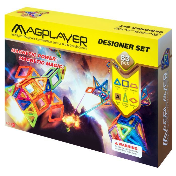 Конструктор Magplayer Набор 83 элемента Фото