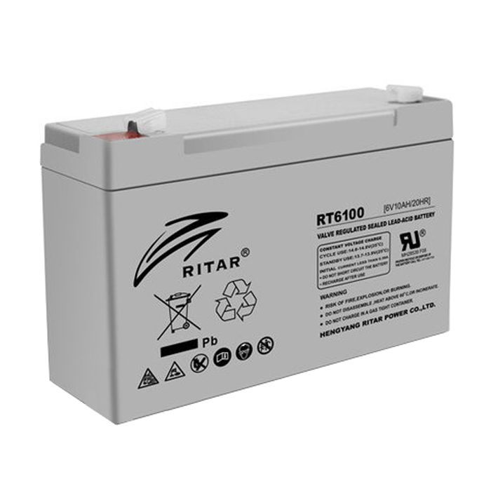 Батарея к ИБП Ritar AGM RT6100, 6V-10Ah Фото