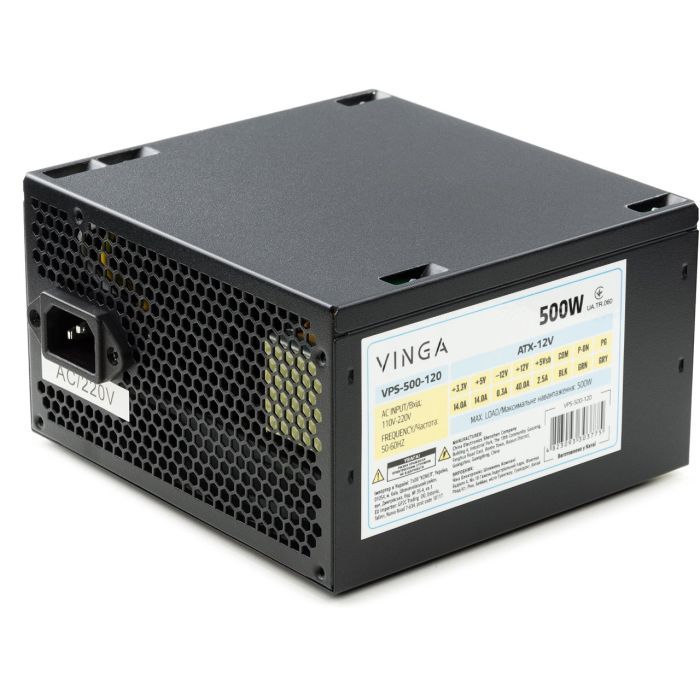 Блок питания Vinga 500W ОЕМ Фото