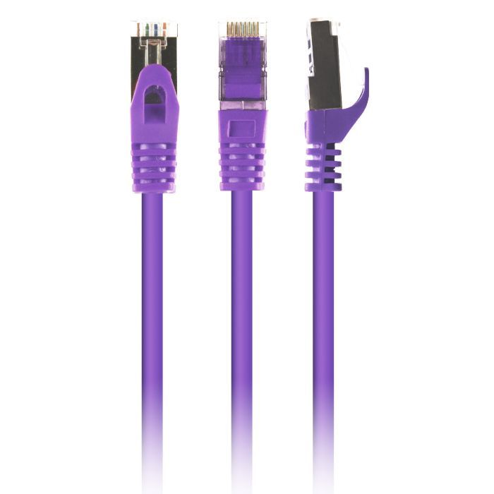 Патч-корд Cablexpert 1м S/FTP Cat 6A CU LSZH violet Фото