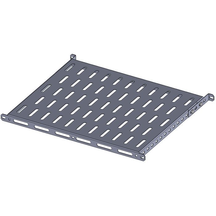 Полка 19" CSV 1U 375 K, глуб. 375 мм. Фото