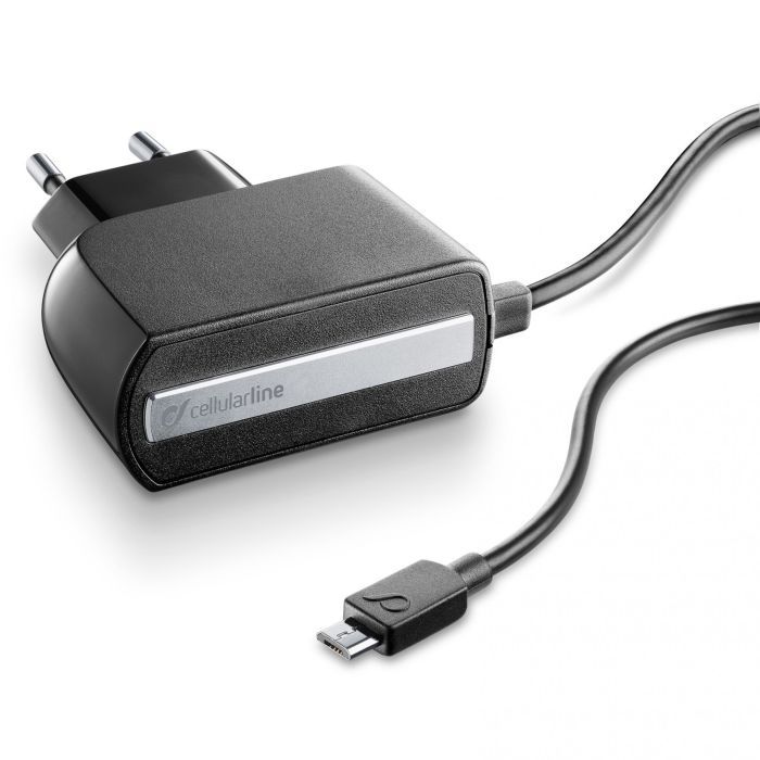 Зарядное устройство Cellularline 2A with cable 1,6m MicroUSB Фото
