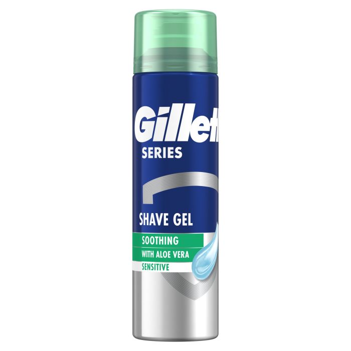 Гель для бритья Gillette Series Sensitive Skin Для чутливої шкіри 200 мл Фото