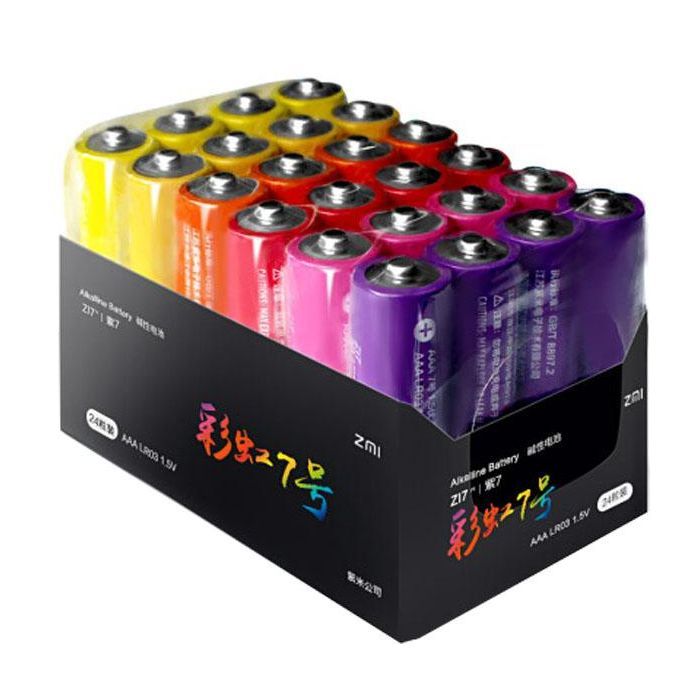 Батарейка ZMI ZI5 Rainbow AA batteries * 24 Фото