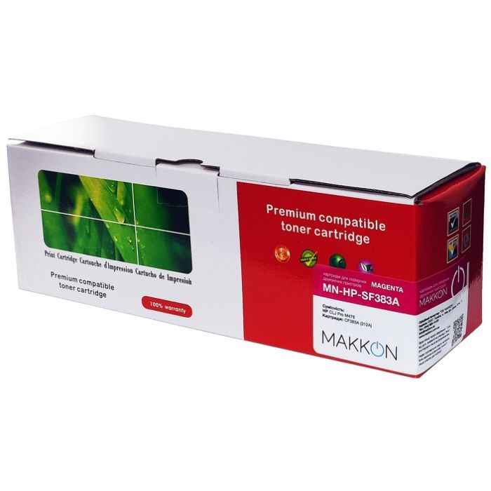 Картридж Makkon HP CLJP CF383A (312A) 2.7k magenta Фото