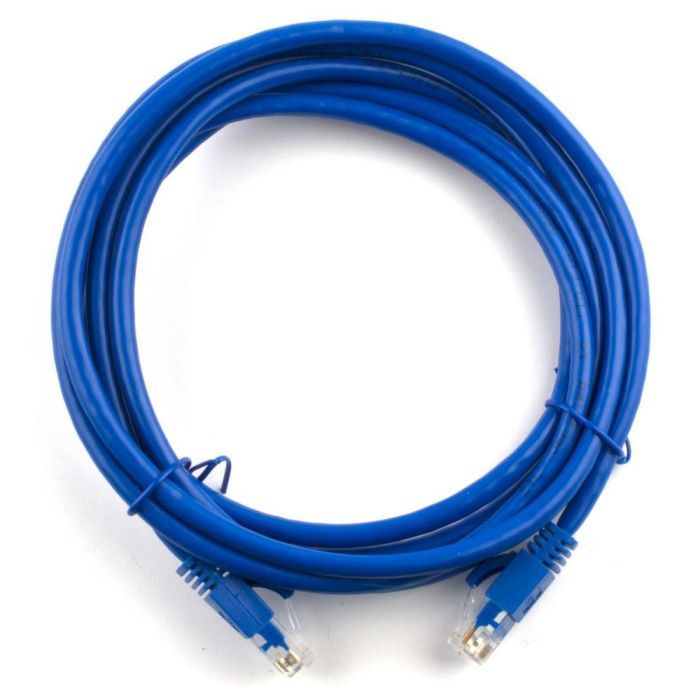 Патч-корд Ritar 0.5м, RJ-45, Cat.6, CU, медь, синий Фото