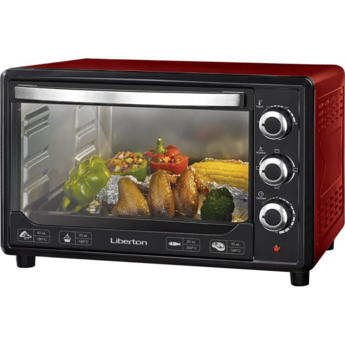 Электропечь Liberton LEO-350 Red Фото