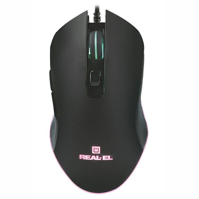 Мышка REAL-EL RM-550 Black Фото 1
