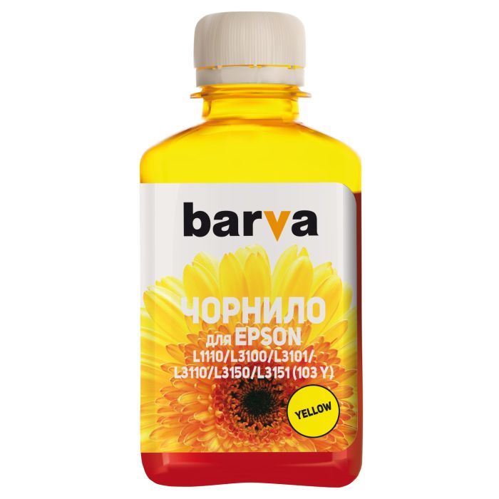 Чернила Barva Epson 103 180мл YELLOW Фото
