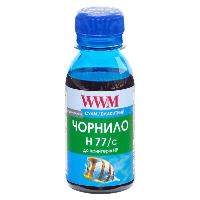 Чернила WWM HP №177/85 100г Cyan Фото